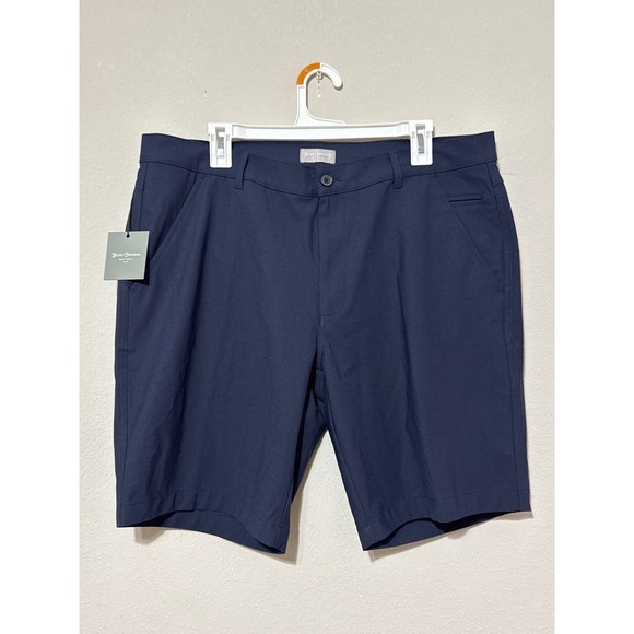 Other - NWT Hickey Freeman Men's Navy Performance Shorts Size 36 Casual Golf